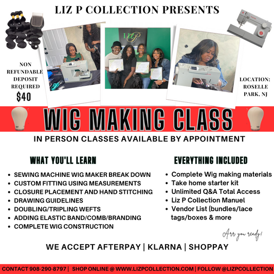 $500 WIG MAKING CLASS