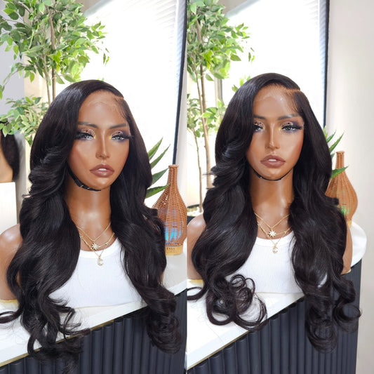 Jade 28-Inch Glueless Body Wave Custom Unit | 6x6 Closure | Side Part