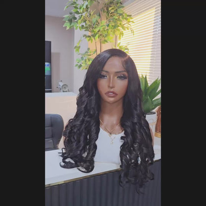Vivian 24-Inch Glueless Body Wave Custom Unit | 6x6 Closure | Side Part